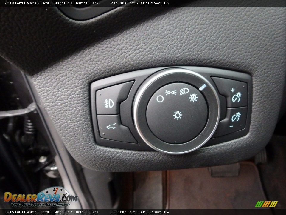 2018 Ford Escape SE 4WD Magnetic / Charcoal Black Photo #16