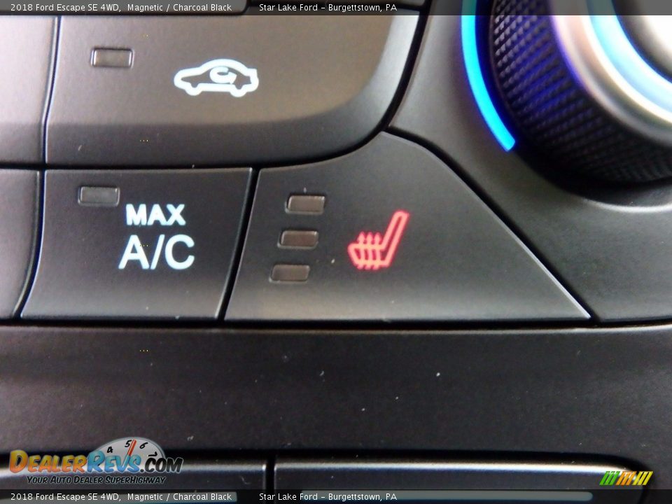 2018 Ford Escape SE 4WD Magnetic / Charcoal Black Photo #19