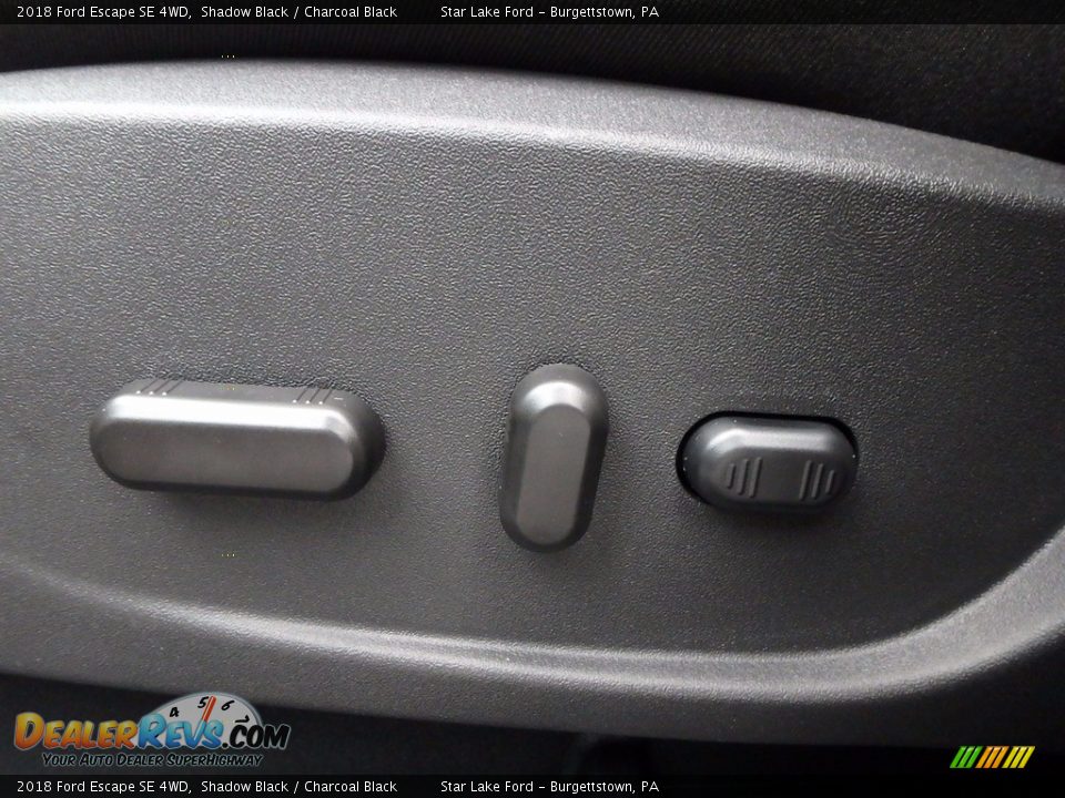 2018 Ford Escape SE 4WD Shadow Black / Charcoal Black Photo #15