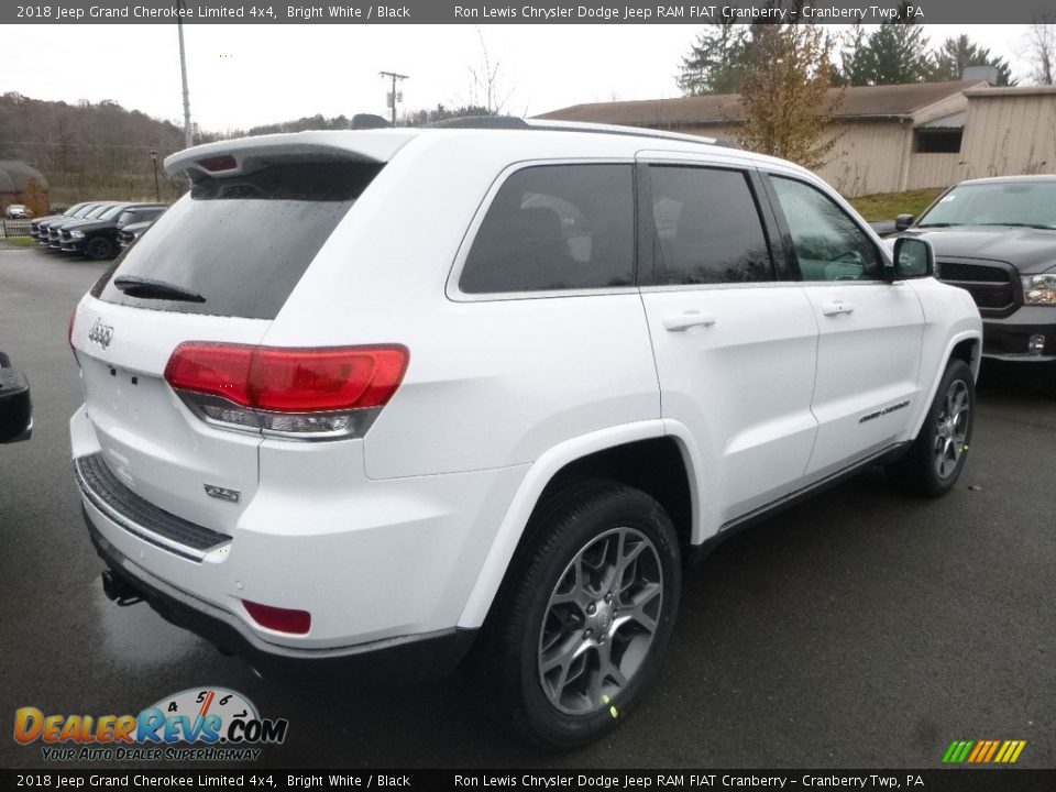 2018 Jeep Grand Cherokee Limited 4x4 Bright White / Black Photo #5