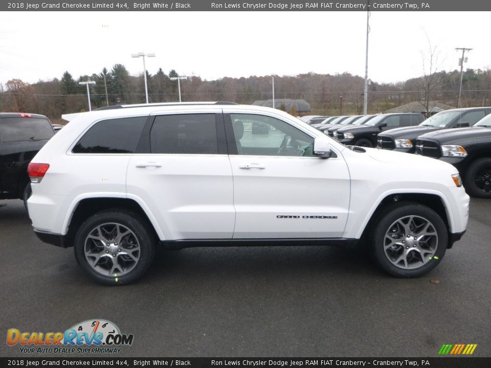 2018 Jeep Grand Cherokee Limited 4x4 Bright White / Black Photo #6