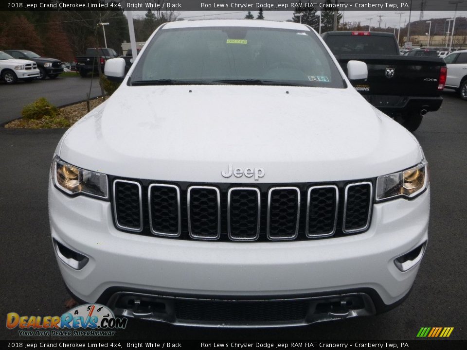 2018 Jeep Grand Cherokee Limited 4x4 Bright White / Black Photo #8