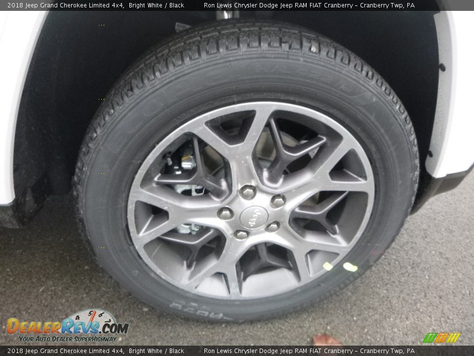 2018 Jeep Grand Cherokee Limited 4x4 Bright White / Black Photo #9