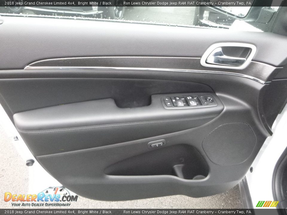 2018 Jeep Grand Cherokee Limited 4x4 Bright White / Black Photo #14