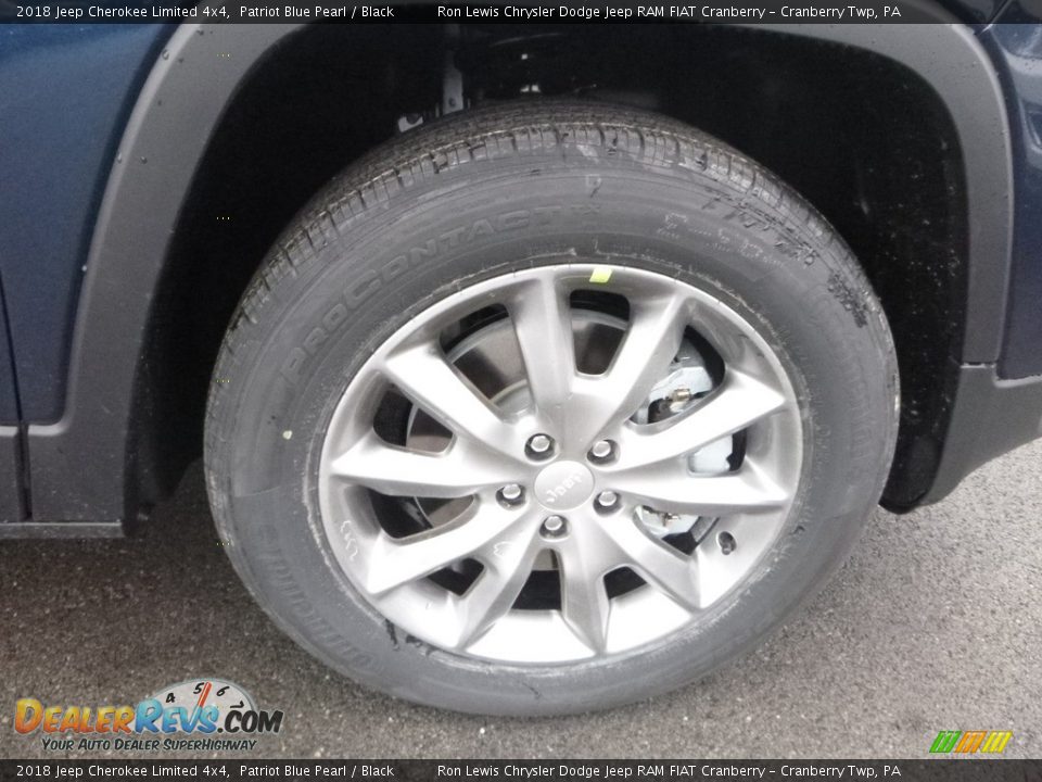 2018 Jeep Cherokee Limited 4x4 Patriot Blue Pearl / Black Photo #9