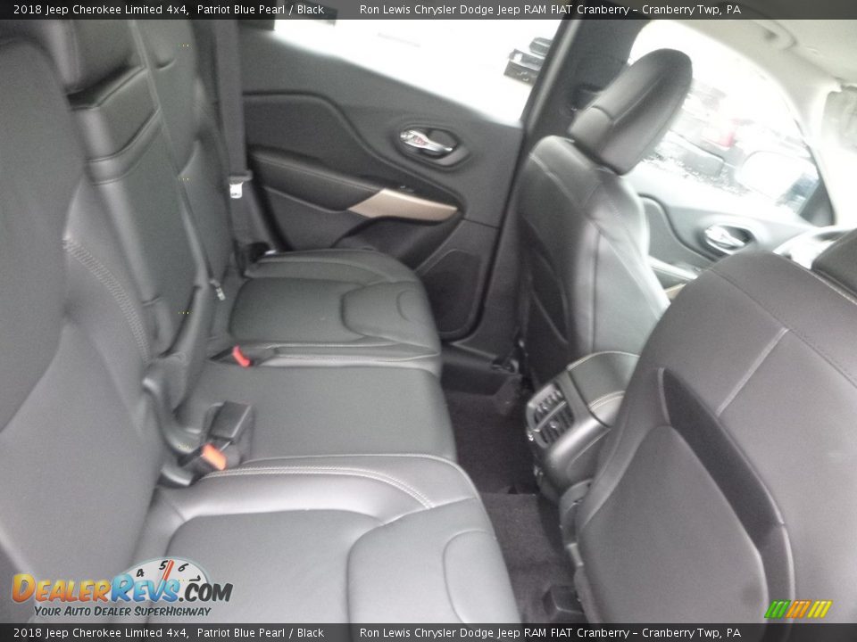 2018 Jeep Cherokee Limited 4x4 Patriot Blue Pearl / Black Photo #13