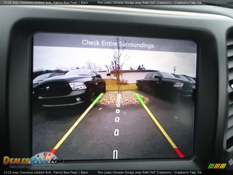 2018 Jeep Cherokee Limited 4x4 Patriot Blue Pearl / Black Photo #19