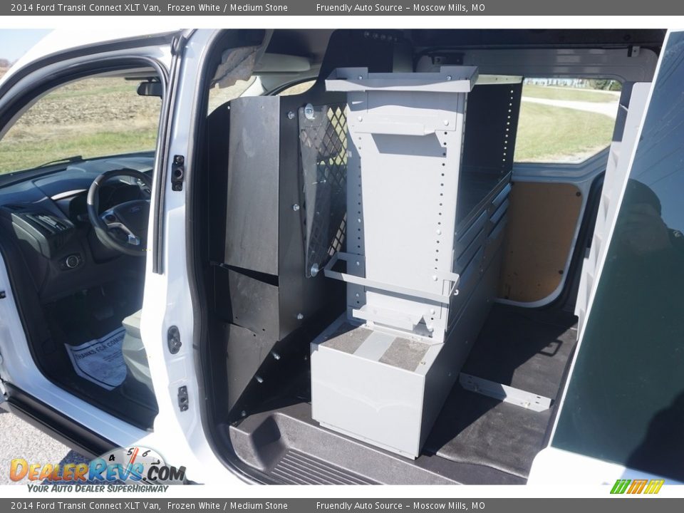 2014 Ford Transit Connect XLT Van Frozen White / Medium Stone Photo #14