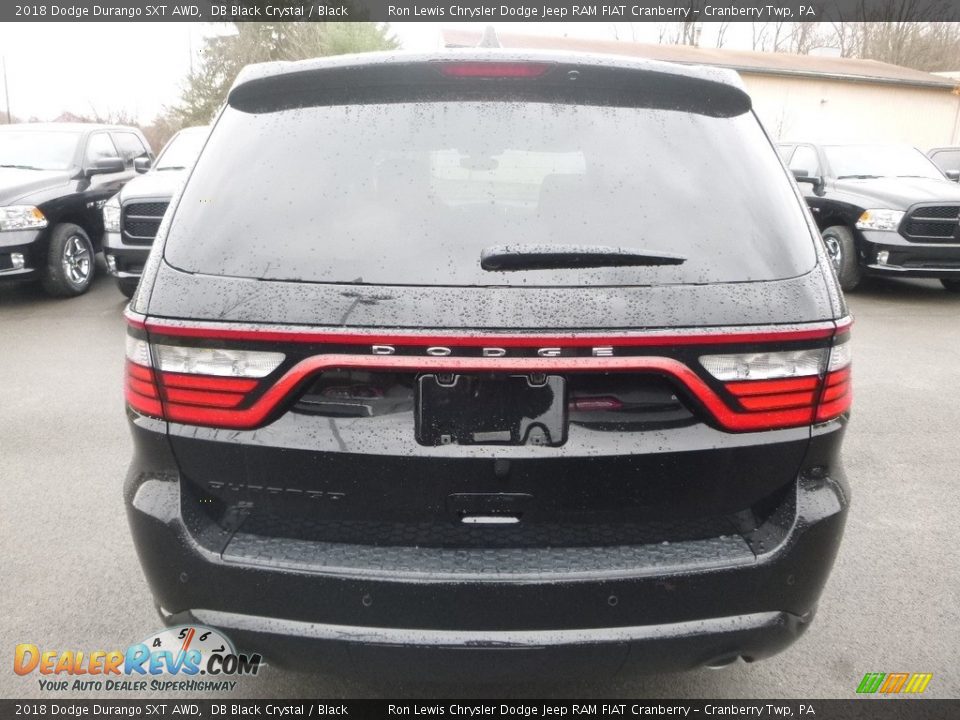 2018 Dodge Durango SXT AWD DB Black Crystal / Black Photo #4