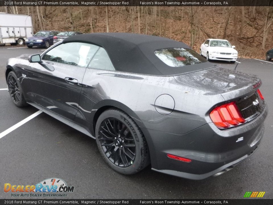 2018 Ford Mustang GT Premium Convertible Magnetic / Showstopper Red Photo #6