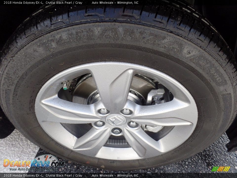 2018 Honda Odyssey EX-L Crystal Black Pearl / Gray Photo #7