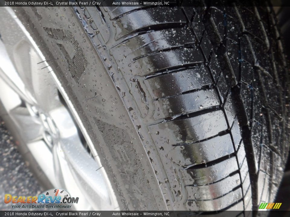 2018 Honda Odyssey EX-L Crystal Black Pearl / Gray Photo #8