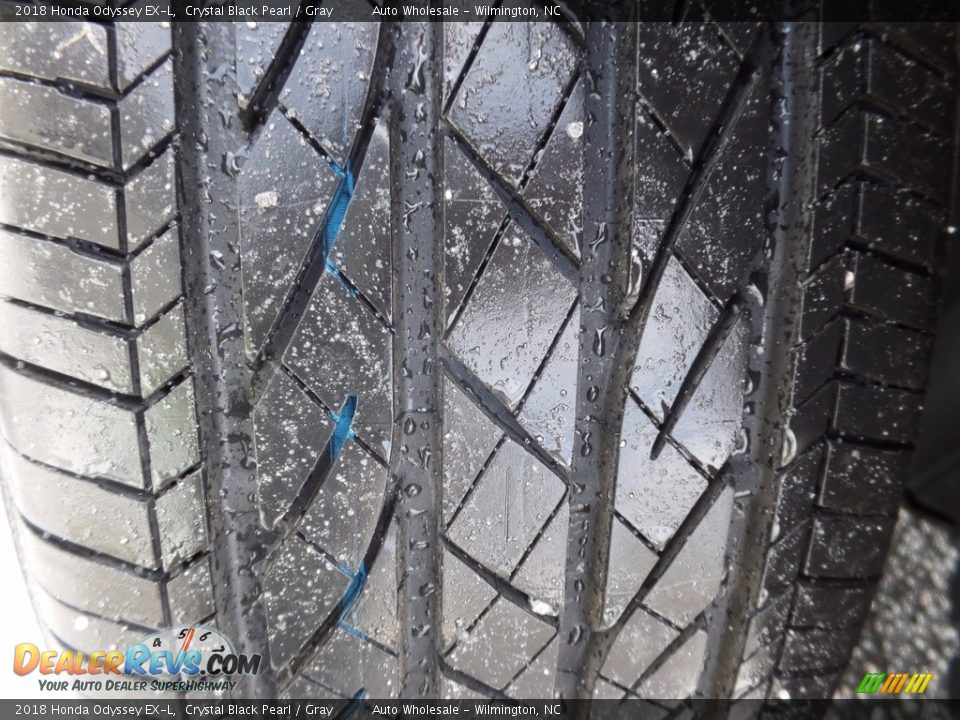 2018 Honda Odyssey EX-L Crystal Black Pearl / Gray Photo #9