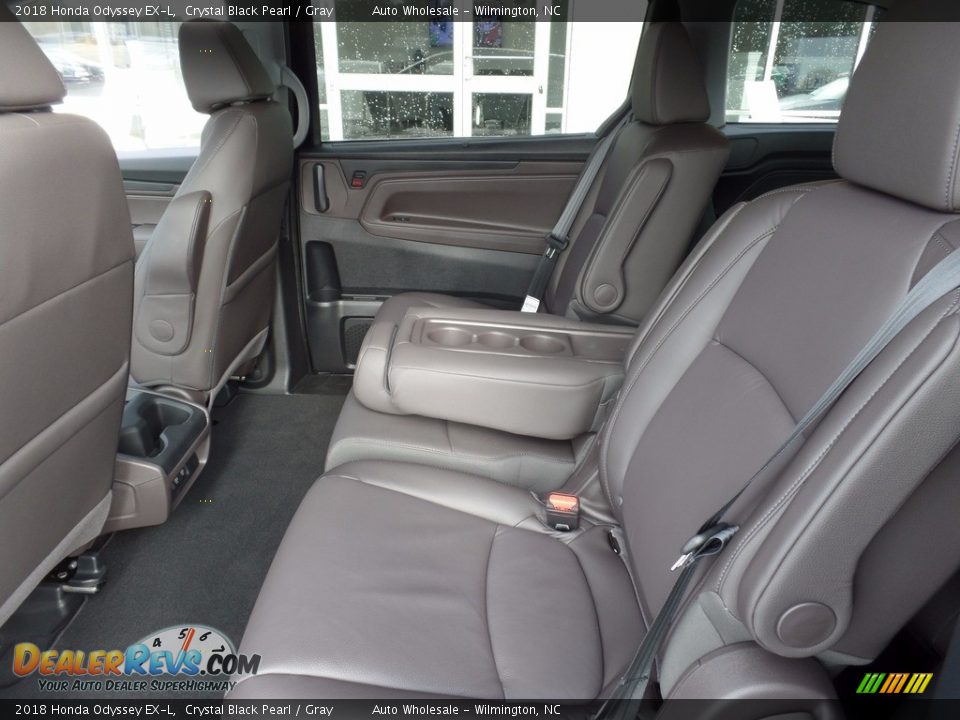 2018 Honda Odyssey EX-L Crystal Black Pearl / Gray Photo #12