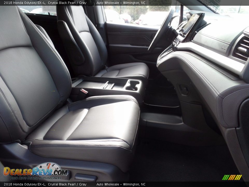 2018 Honda Odyssey EX-L Crystal Black Pearl / Gray Photo #13