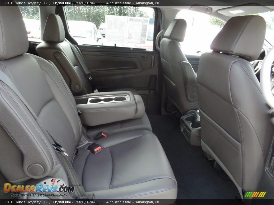 2018 Honda Odyssey EX-L Crystal Black Pearl / Gray Photo #14