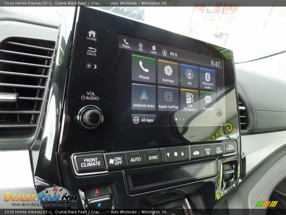 2018 Honda Odyssey EX-L Crystal Black Pearl / Gray Photo #17