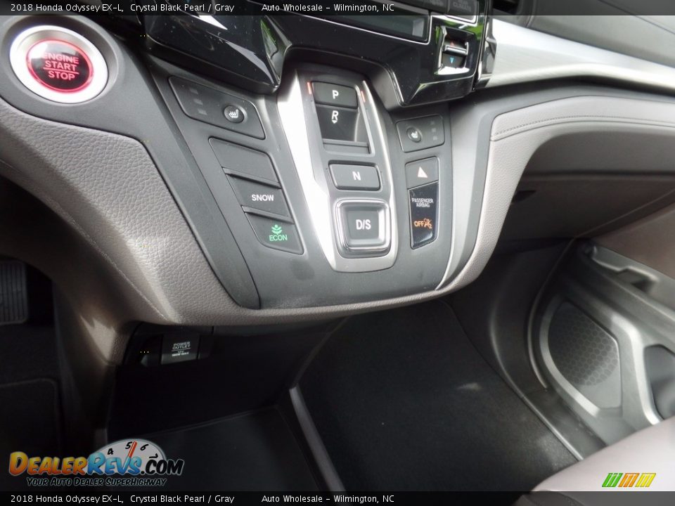 2018 Honda Odyssey EX-L Crystal Black Pearl / Gray Photo #19