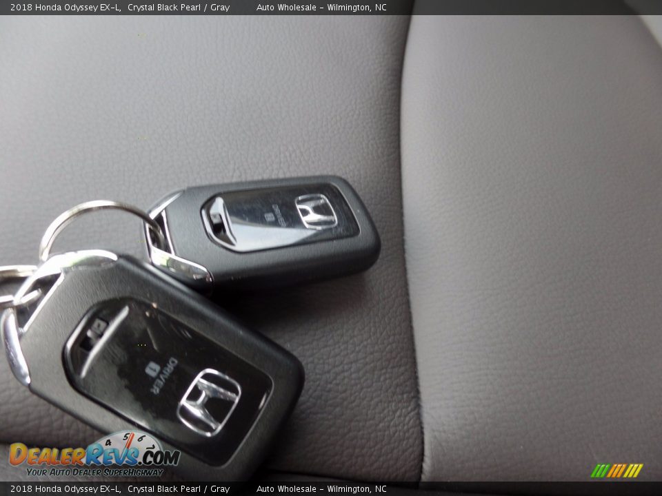 2018 Honda Odyssey EX-L Crystal Black Pearl / Gray Photo #20