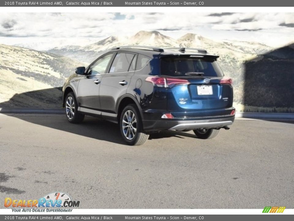 2018 Toyota RAV4 Limited AWD Galactic Aqua Mica / Black Photo #3