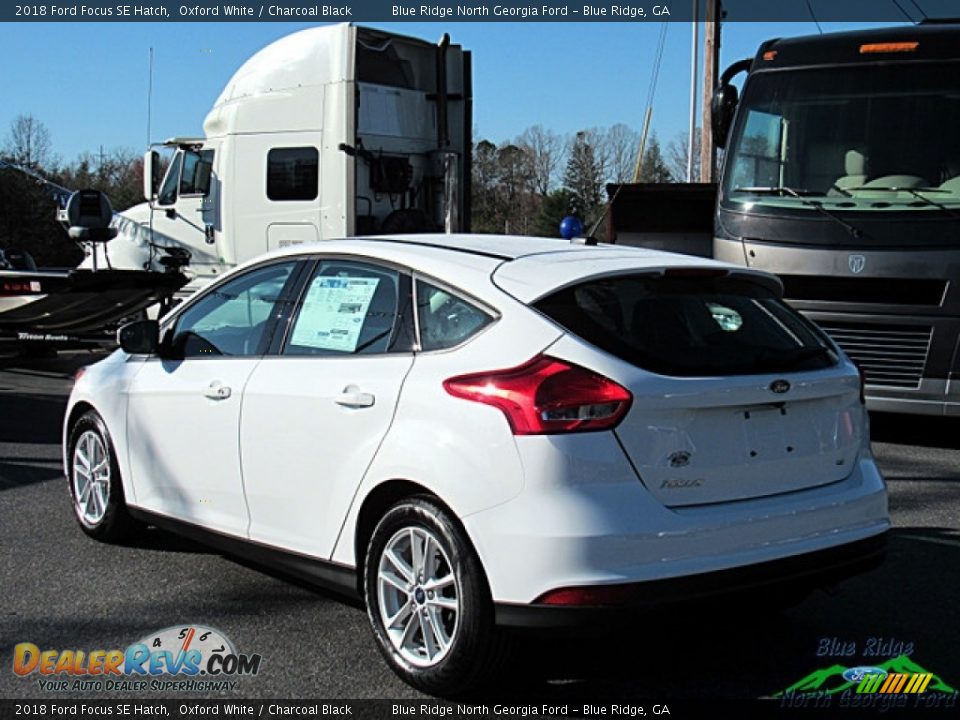 2018 Ford Focus SE Hatch Oxford White / Charcoal Black Photo #3