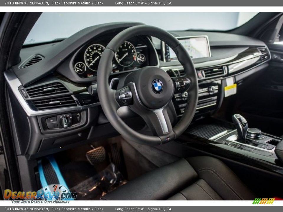 2018 BMW X5 xDrive35d Black Sapphire Metallic / Black Photo #6
