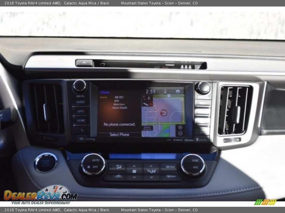 2018 Toyota RAV4 Limited AWD Galactic Aqua Mica / Black Photo #6