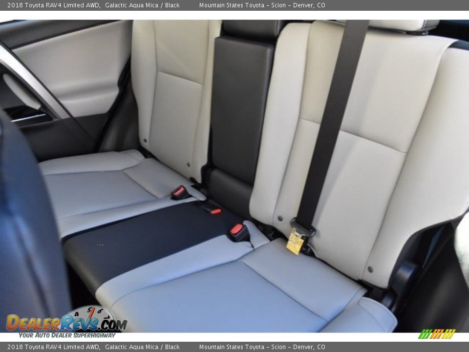 2018 Toyota RAV4 Limited AWD Galactic Aqua Mica / Black Photo #7