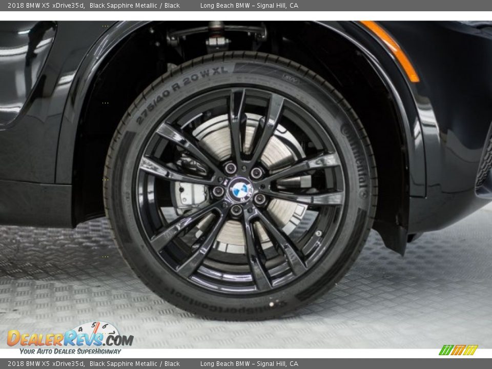 2018 BMW X5 xDrive35d Black Sapphire Metallic / Black Photo #9