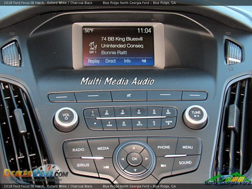 2018 Ford Focus SE Hatch Oxford White / Charcoal Black Photo #19