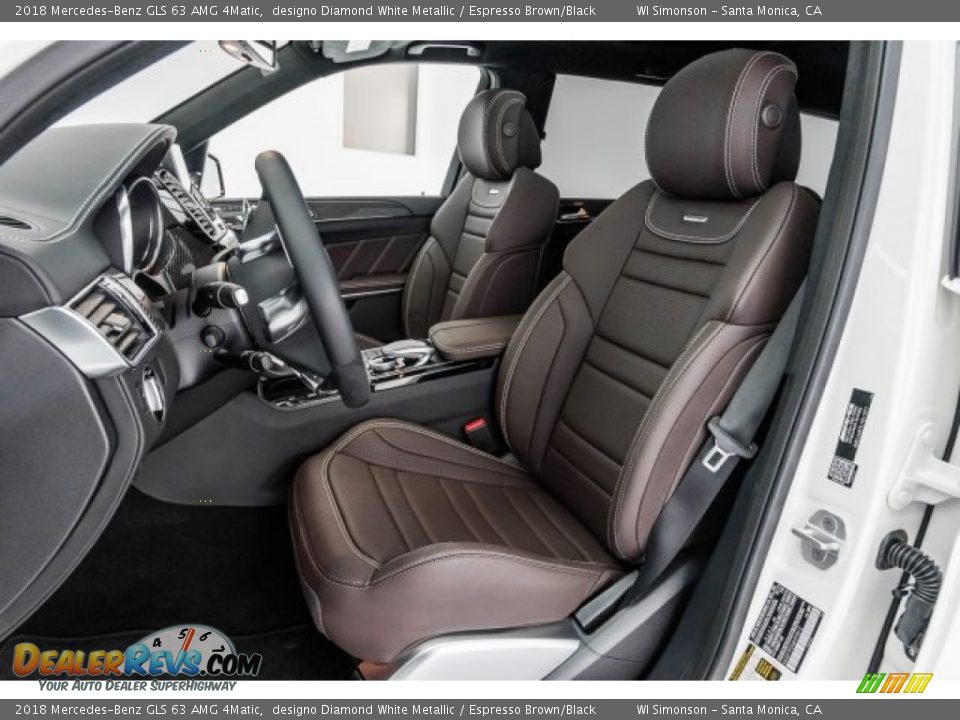 Front Seat of 2018 Mercedes-Benz GLS 63 AMG 4Matic Photo #16