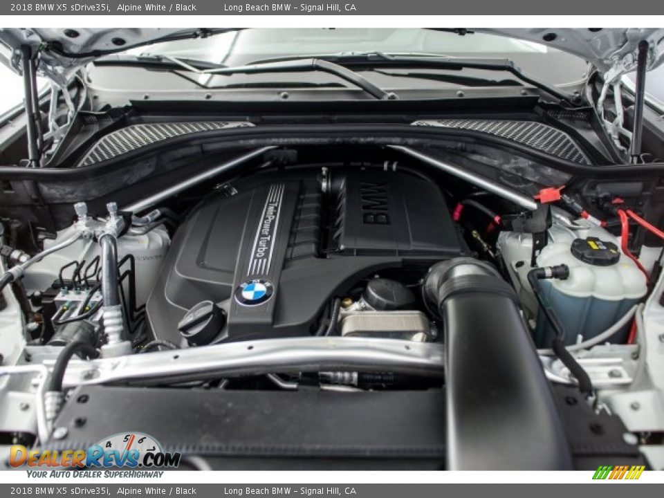 2018 BMW X5 sDrive35i Alpine White / Black Photo #8