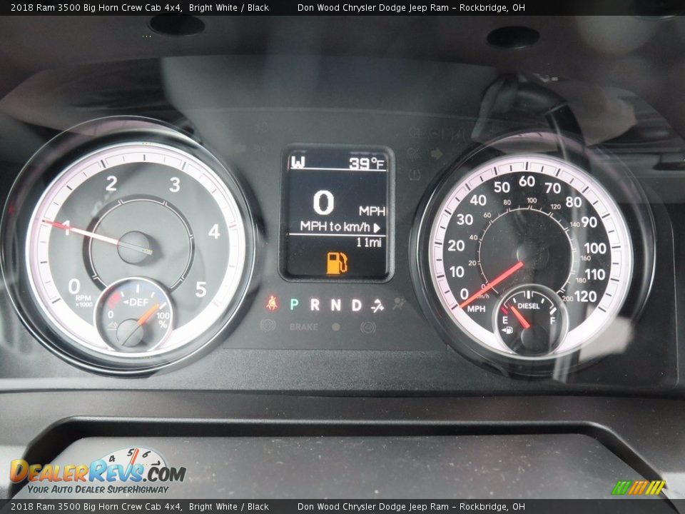 2018 Ram 3500 Big Horn Crew Cab 4x4 Bright White / Black Photo #10