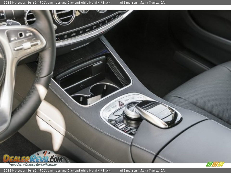 2018 Mercedes-Benz S 450 Sedan designo Diamond White Metallic / Black Photo #7