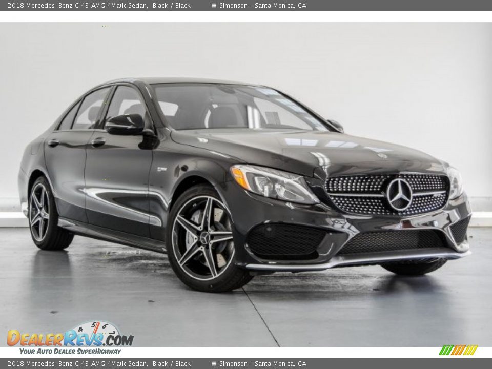 Front 3/4 View of 2018 Mercedes-Benz C 43 AMG 4Matic Sedan Photo #12