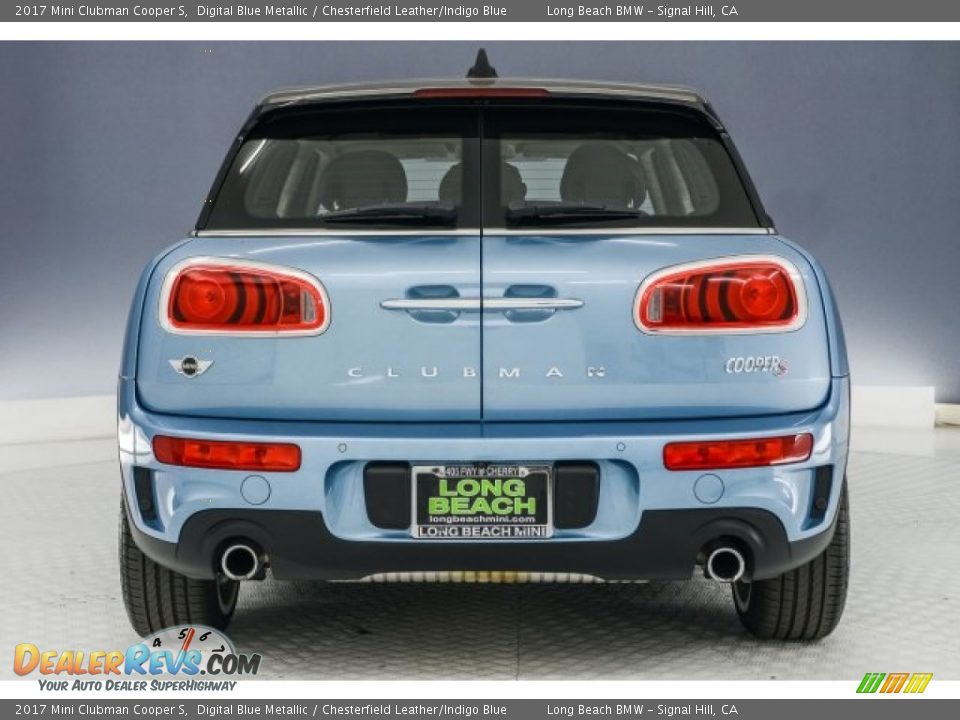 2017 Mini Clubman Cooper S Digital Blue Metallic / Chesterfield Leather/Indigo Blue Photo #3
