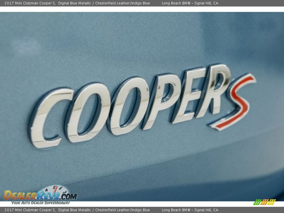 2017 Mini Clubman Cooper S Digital Blue Metallic / Chesterfield Leather/Indigo Blue Photo #6