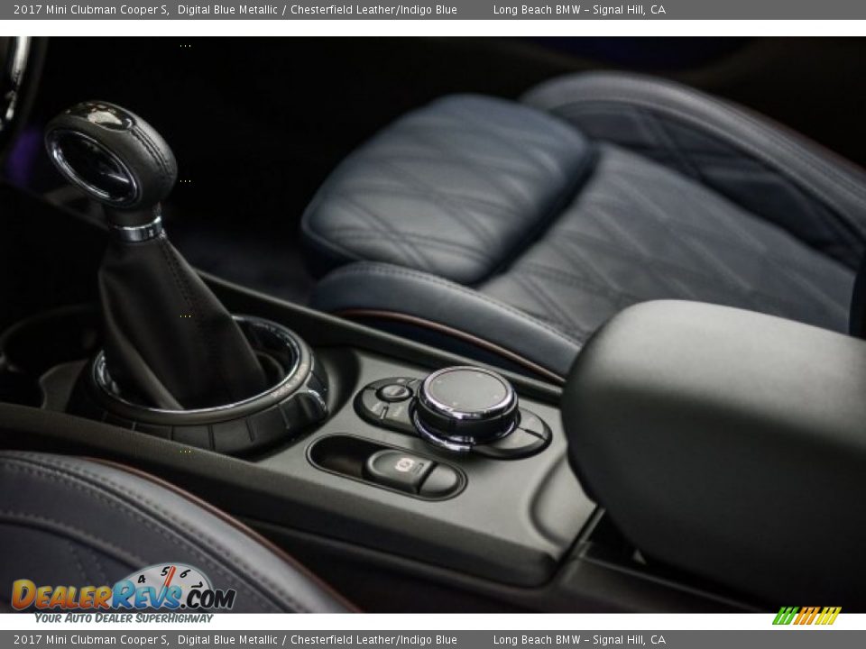 2017 Mini Clubman Cooper S Digital Blue Metallic / Chesterfield Leather/Indigo Blue Photo #16