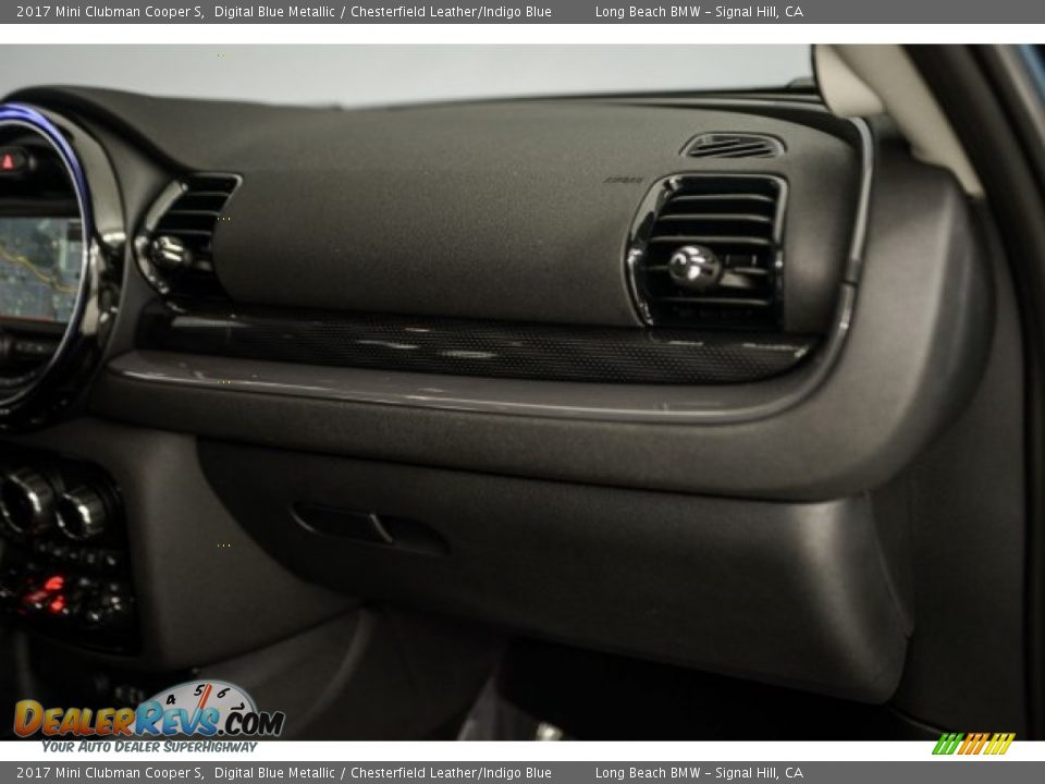 2017 Mini Clubman Cooper S Digital Blue Metallic / Chesterfield Leather/Indigo Blue Photo #22