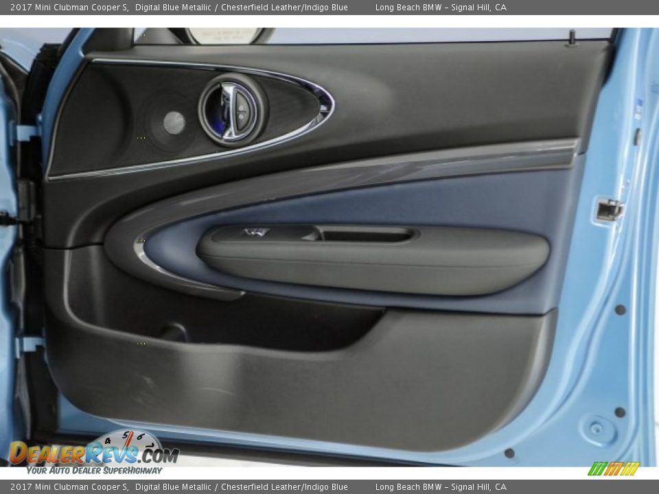 2017 Mini Clubman Cooper S Digital Blue Metallic / Chesterfield Leather/Indigo Blue Photo #23