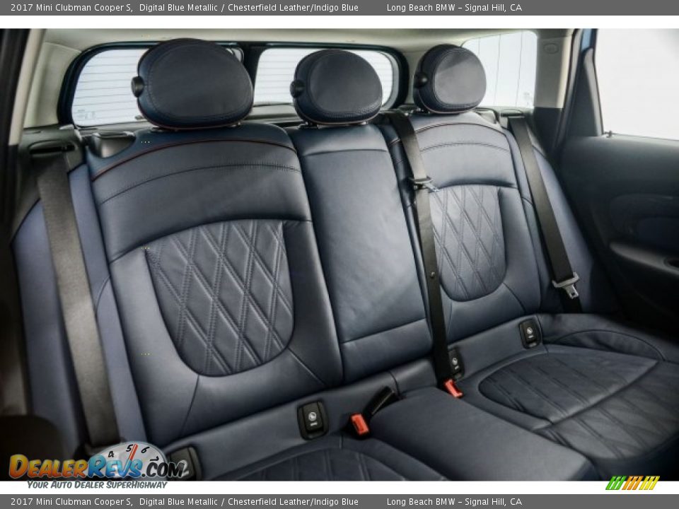 2017 Mini Clubman Cooper S Digital Blue Metallic / Chesterfield Leather/Indigo Blue Photo #27