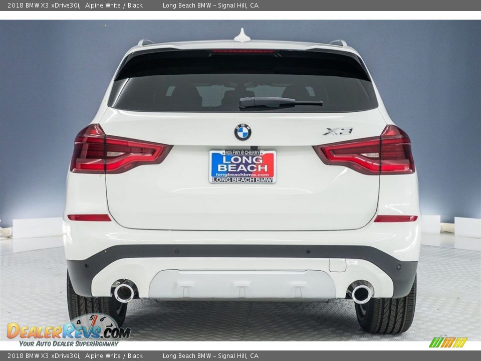 2018 BMW X3 xDrive30i Alpine White / Black Photo #3