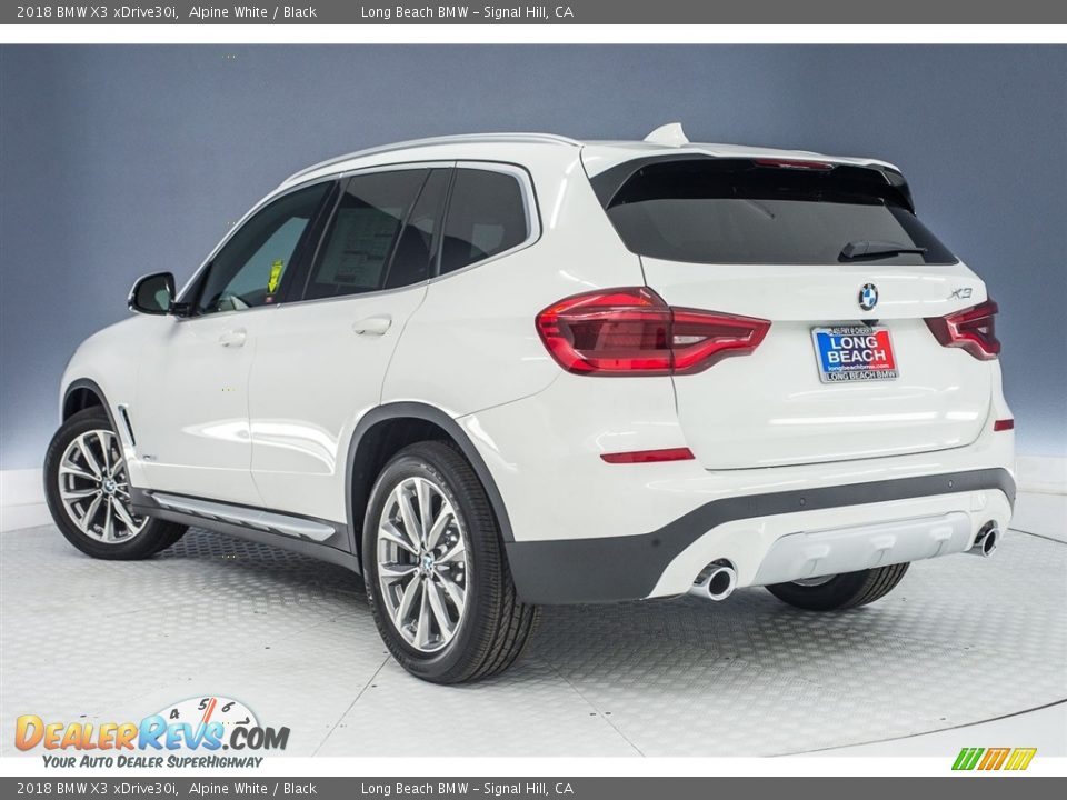 2018 BMW X3 xDrive30i Alpine White / Black Photo #4
