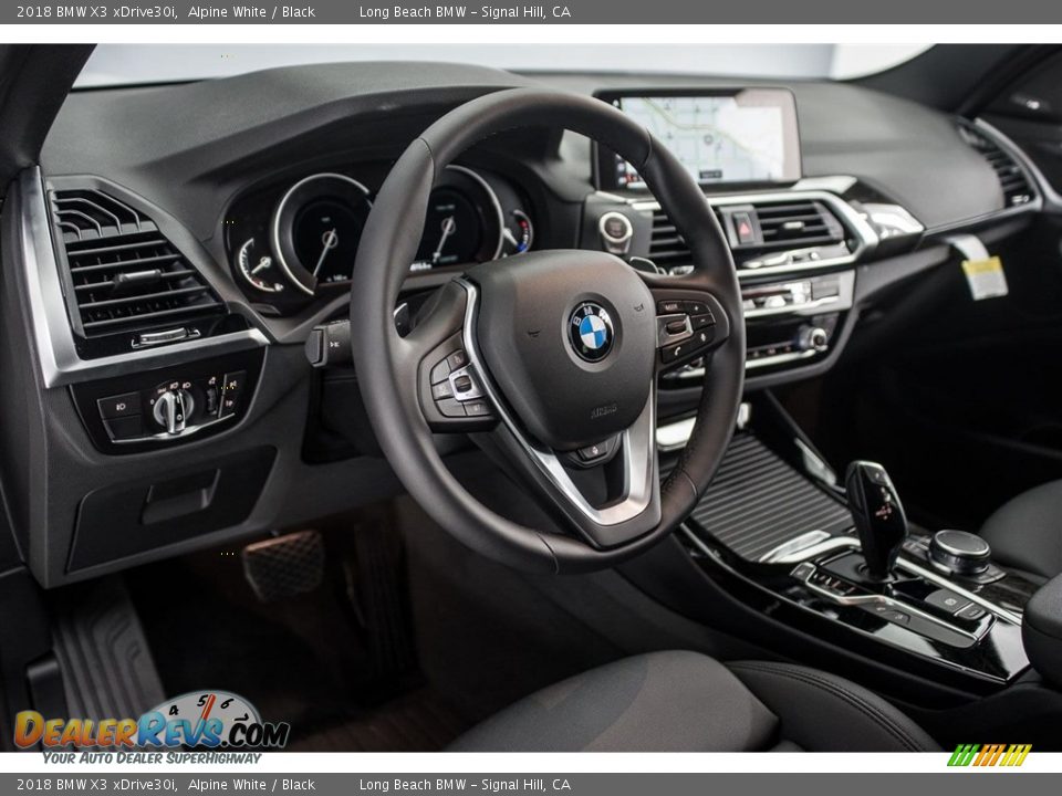 2018 BMW X3 xDrive30i Alpine White / Black Photo #6