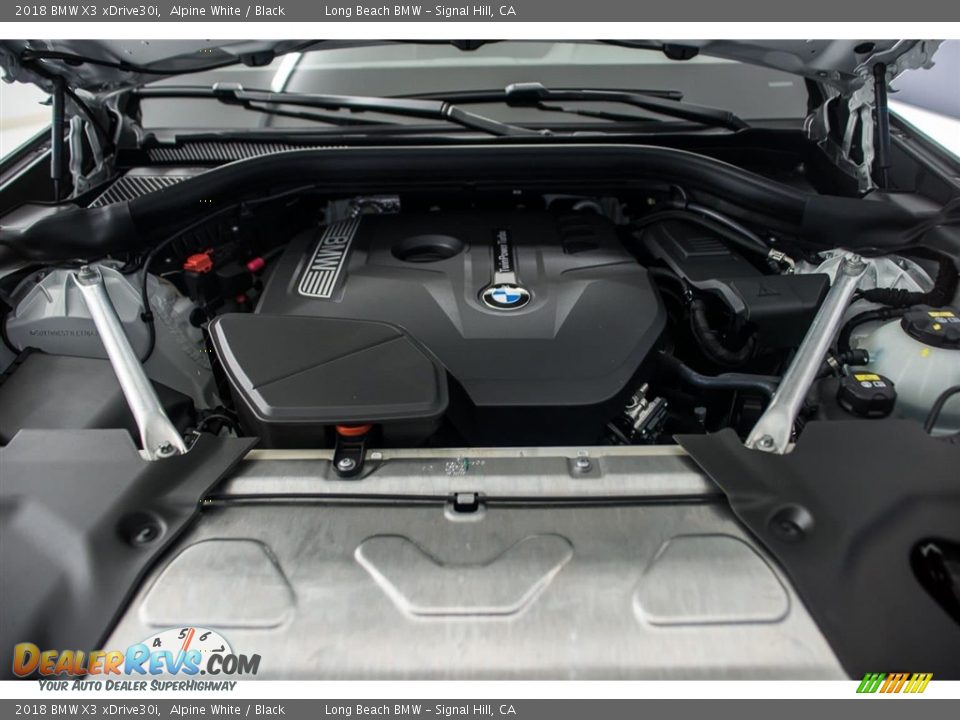 2018 BMW X3 xDrive30i Alpine White / Black Photo #8