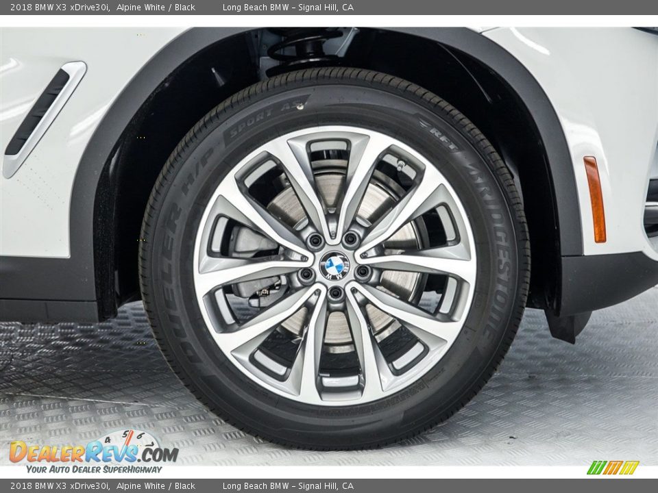 2018 BMW X3 xDrive30i Alpine White / Black Photo #9