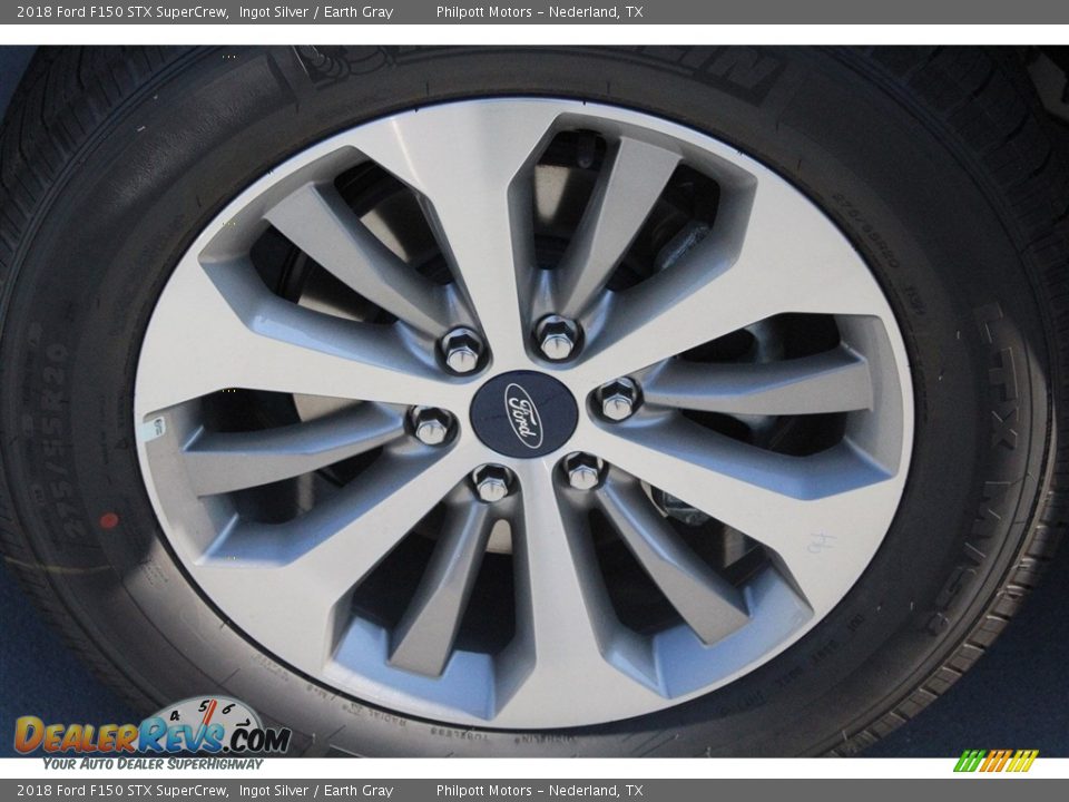 2018 Ford F150 STX SuperCrew Ingot Silver / Earth Gray Photo #5