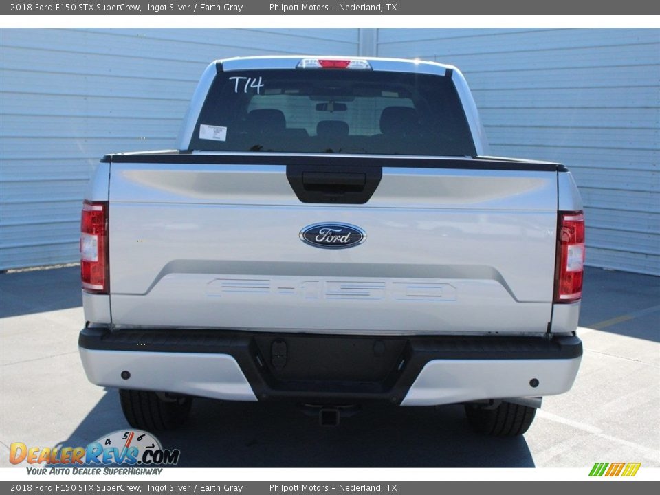 2018 Ford F150 STX SuperCrew Ingot Silver / Earth Gray Photo #8