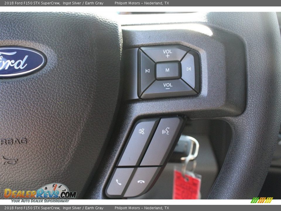 2018 Ford F150 STX SuperCrew Ingot Silver / Earth Gray Photo #17