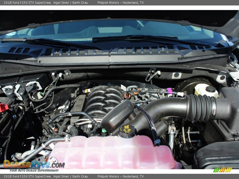 2018 Ford F150 STX SuperCrew Ingot Silver / Earth Gray Photo #24